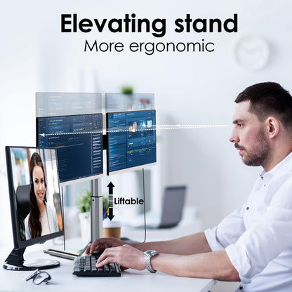 Redalf 15.6" Extender: ultra-thin triple monitor, FHD IPS, zero-frame design, compatible with all laptops.